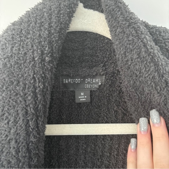 Barefoot Dreams Cozychic Open Knit Cabin Cardigan - Picture 4 of 7